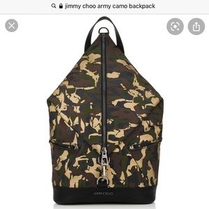 Jimmy Choo Fitzroy brown backpack